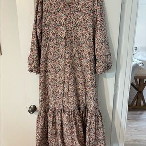 Dainty Jewells Cream Floral Maxi Dress
